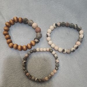 Elegant Beaded Bracelet Set